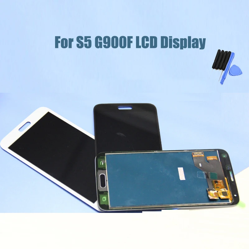 LCD For Samsung S5 G900F G900A Display G900P G900T G900V display touch screen digitizer full Assembly | Мобильные телефоны и