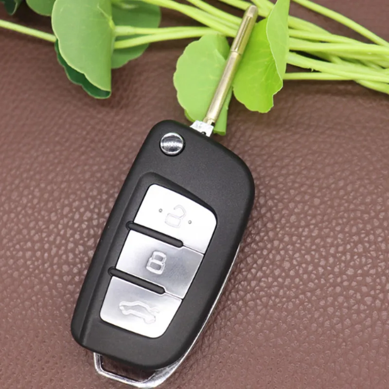 DAKATU модифицированный складной корпус дистанционного ключа 3 кнопки для Ford Mondeo Focus Fiesta FO21/JU101 лезвие чистое лезвие ключа