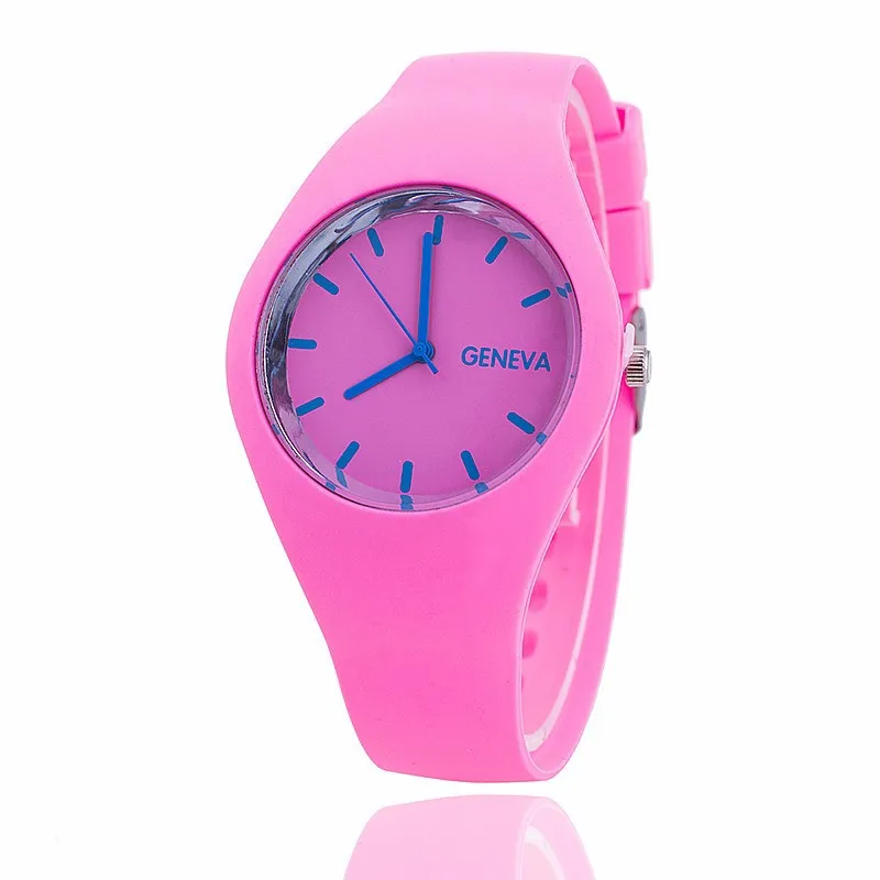 Casual simple style Jelly quartz-watch Silicone Strap ladies bracelet watch Perfect Gift watches for women Relojes hombre 2021