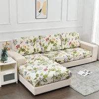 Floral Sofa Seat Cushion Cover Furniture Protector for Pets Kids Stretch Washable Removable Slipcover Sofa Slipcovers 1-5 Seat 1