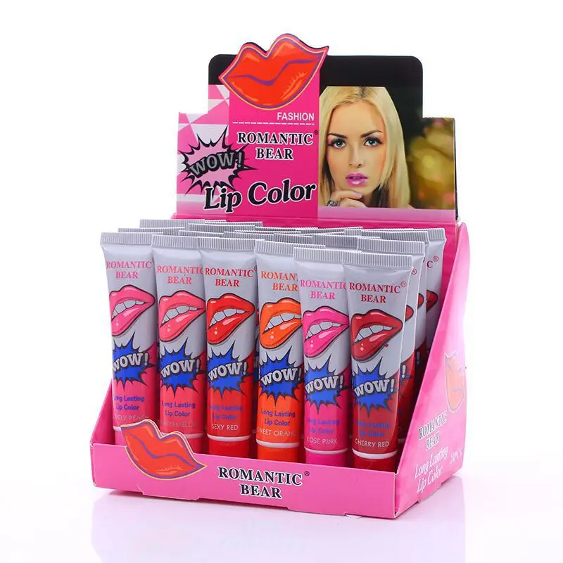 Лидер продаж водостойкая губная помада известного бренда Beauty Red Wow для макияжа