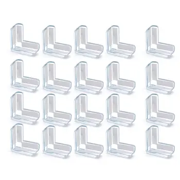 

20 pcs Table table Corner protector Edge protector Baby safety buffer Protective caps Impact protection for child