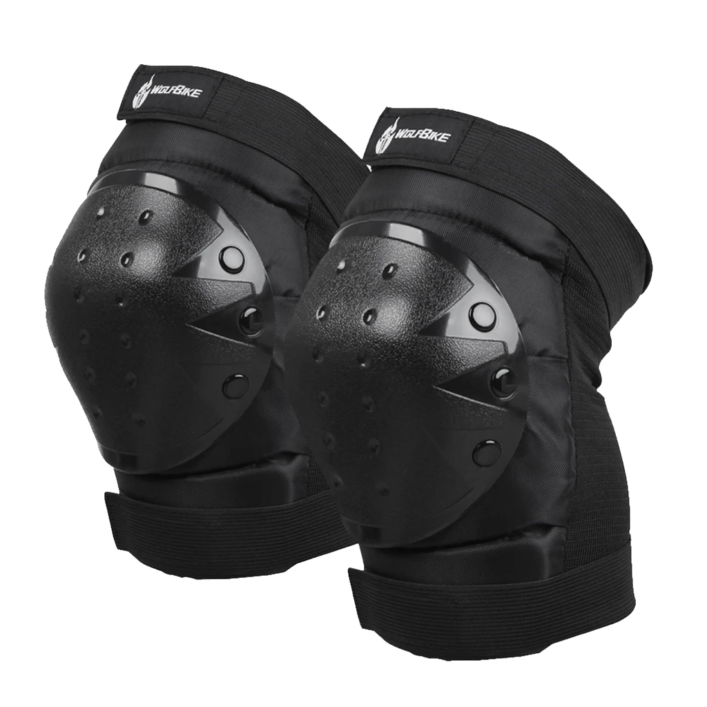 2pcs регулируемый, для спорта на открытом воздухе защитные наколенники Nee Brace support Black