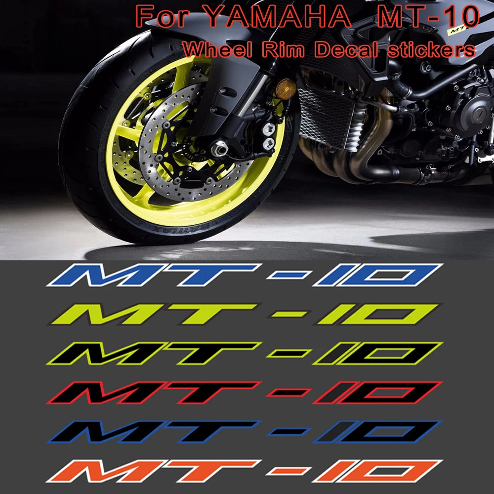 Motorcycle Sticker For YAMAHA MT-10 MT10 MT 10 Wheels Rims Decal Tank Body Shell Helmet 2015 2016 2017 2018 2019 2020 for yamaha xt 600 z tenere 1983 1984 fairing shell sticker decal replica full car sticker decals