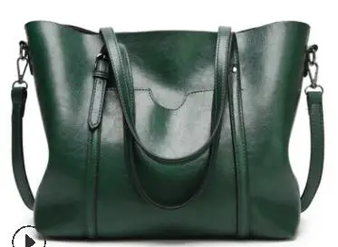 Новинка, модная женская сумка из мягкой натуральной кожи с кисточками, элегантная женская Сумка Хобо на плечо, сумка-мессенджер, сумка-портфель N421 - Цвет: Зеленый
