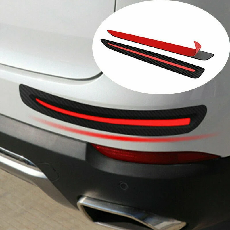 

2pcs Car Bumper Protector Auto Guard Corner Vehicle Rear Anti-collision Protective Styling Mouldings Car Stickers Dropshipping