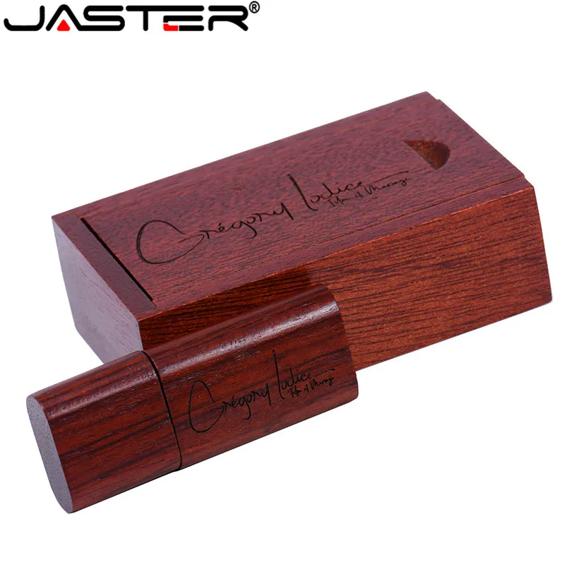 JASTER высококачественный деревянный с коробкой USB флеш накопитель 4 ГБ 8 16 32 64 Гб