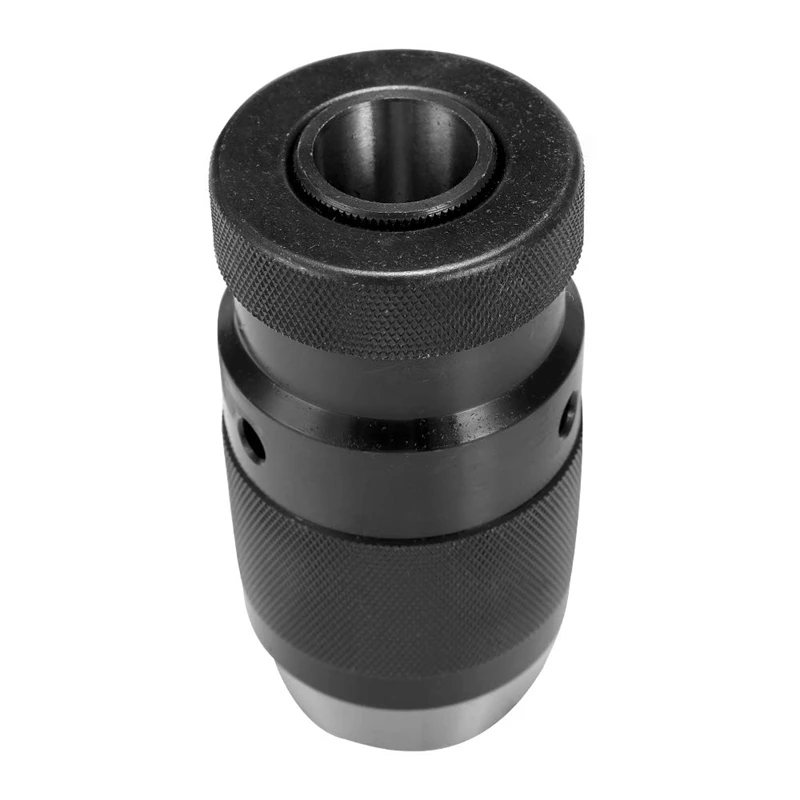 Top-B22 Keyless Light Duty Drill Chuck 5-20mm Self-Locking Click Adapter for CNC Milling Drilling Lathe Tool