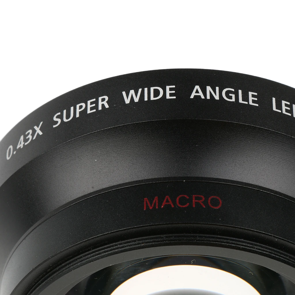 67mm 0.45x Wide Angle + Macro Conversion Lens For Canon Nikon SLR Camera DV 0.45x67 Universal (Black)