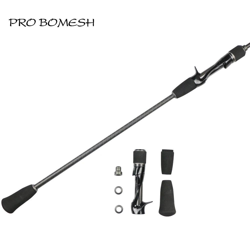 Pro Bomesh 1Set 49.6g Casting EVA Handle Kit Inserted Carbon Tube DIY