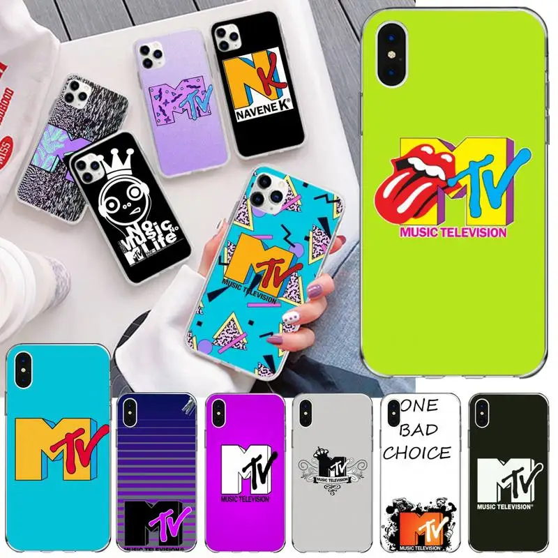 Лидер продаж чехол для телефона Mtv с музыкой iPhone 11 pro XS MAX 8 7 6 6S Plus X 5S SE 2020 XR |