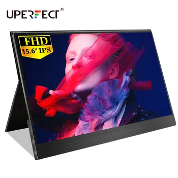 

UPERFECT 15.6" inch Portable Monitor FHD 1080P Gaming Monitor with Back Cover Dual Speakers for Raspberry Pi PS4 Xbox Phone