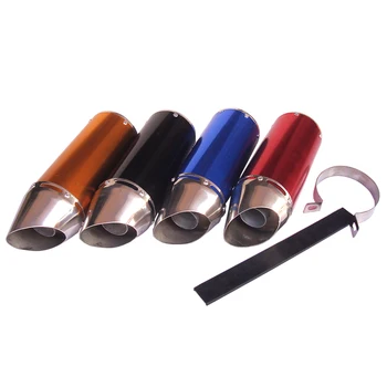 

Pit Dirt Bike 28mm four colors Aluminum Exhaust Muffler Exhaust Pipe aluminum tube exhaust tube