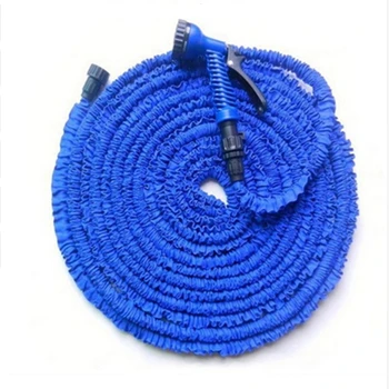 

Hot Flexible Magic Expandable Garden hose reels 25-200FT Water Hose 7 in 1 Spray Gun (EU) For Garden Car watering Plastic Pipe