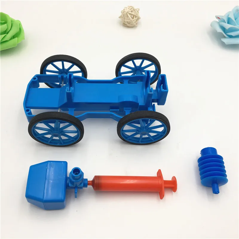 Happyxuan DIY сжатый воздух силовой автомобиль STEM научная игрушка набор изобретений
