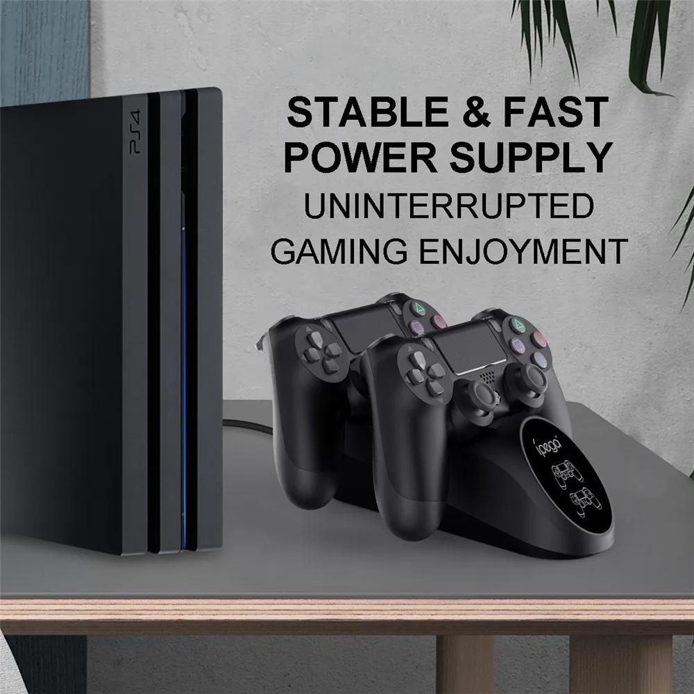 Двойная зарядная док-станция для PS4 Геймпад беспроводной контроллер с usb-кабелем+ светодиодный индикатор, 2 зарядная станция с портами