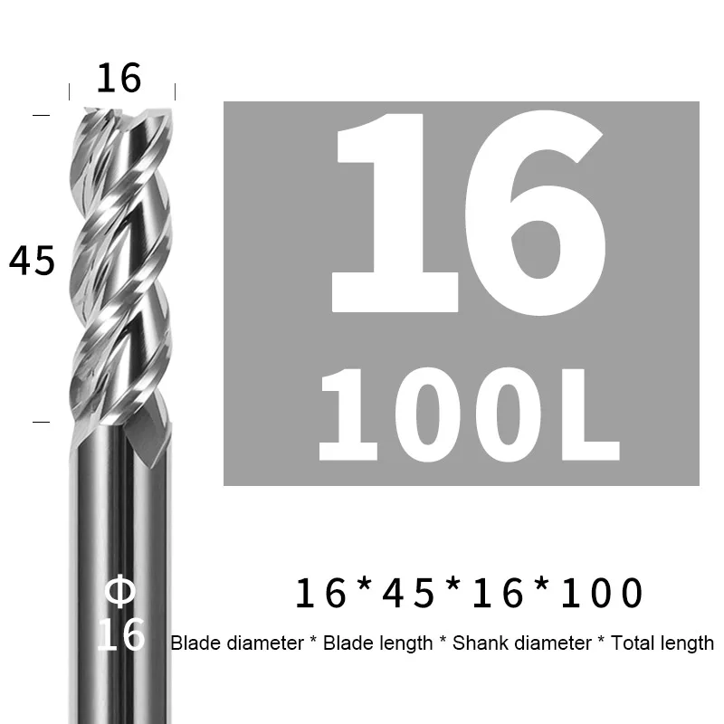 lathe spindle Carbide End Mill Aluminium HRC55 3F Milling Cutter Acrylic Wood Copper Plastic Cutting Tool CNC Maching Milling Tools Endmils bison lathe chucks Machine Tools & Accessories