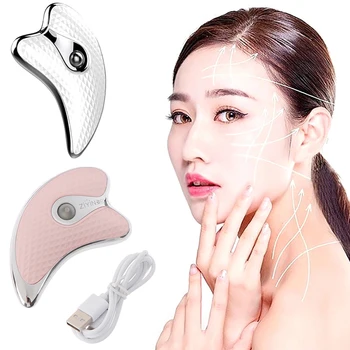 

Scraping Facial Massager LED Light Microcurrent Skin Rejuvenation Electric Body Massage Machine Face Lifting Slimming Kit