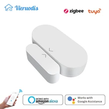 

Tuya Smart ZigBee Door Window Sensor Home Security SmartLife Tuya APP Remote Control Alexa Google Home Voice Control