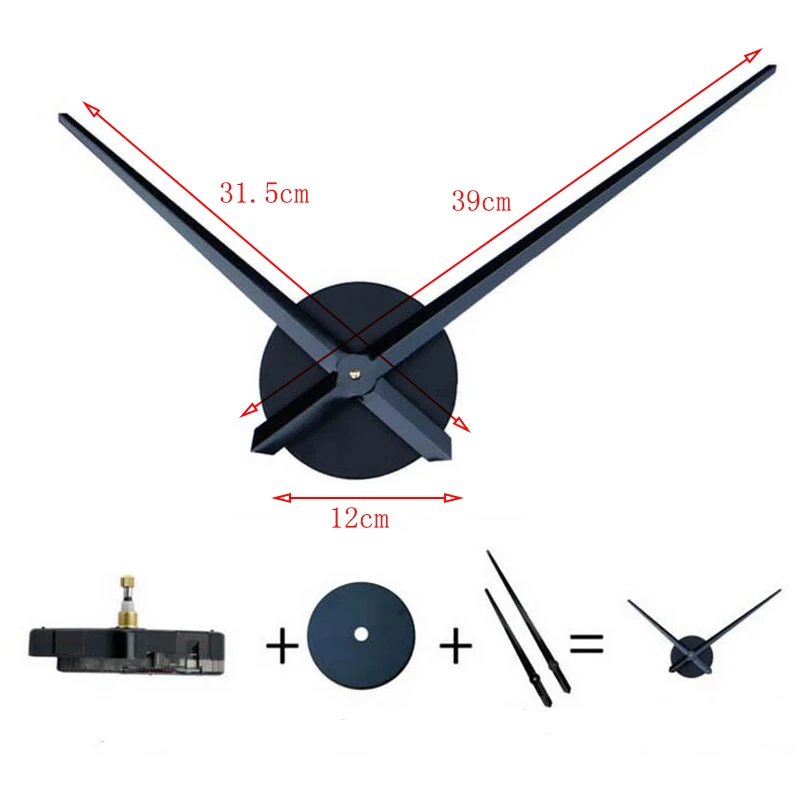 LICHENGTAI Mecanismo Reloj de Pared, Piezas de Movimiento de Reloj