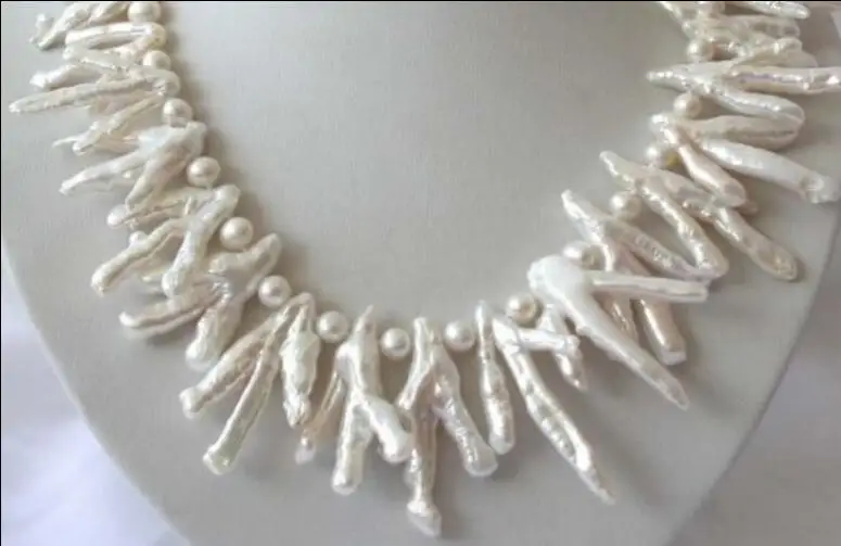 +++1019 Baroque special natural pearl necklace exaggerated European and American Wind withered branch Necklace | Украшения и