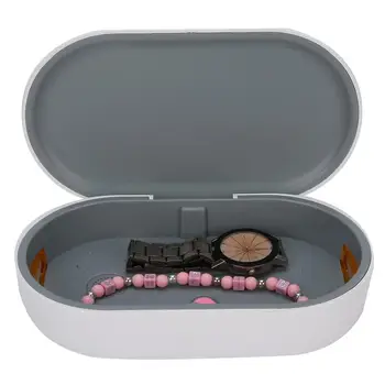 

Nail Sterilizer Disinfection Box UV Ozone Cleaning Box Jewelry Watch Cleaning Odor Removal Nail Tweezers Disinfector Box c