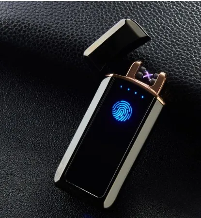 Plasma Lighter Electronic Lighter Cigarette Lighter For Smoking Usb Charge Double Arc - Цвет: No.9