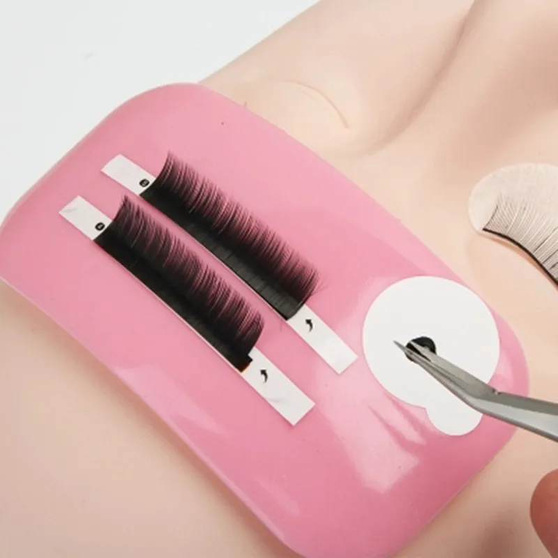 

2019 Real Rushed Magnetic Lashes Planting Grafted Eyelashes Forehead Against Silicone Gasket Reuseable Health Beauty Tools