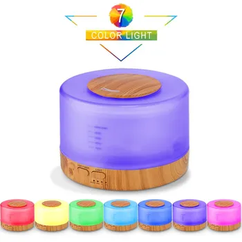

Air humidifier color automatic shut-off switch 500ml cooling mist ultrasonic aromatherapy essential, with 7-color LED light