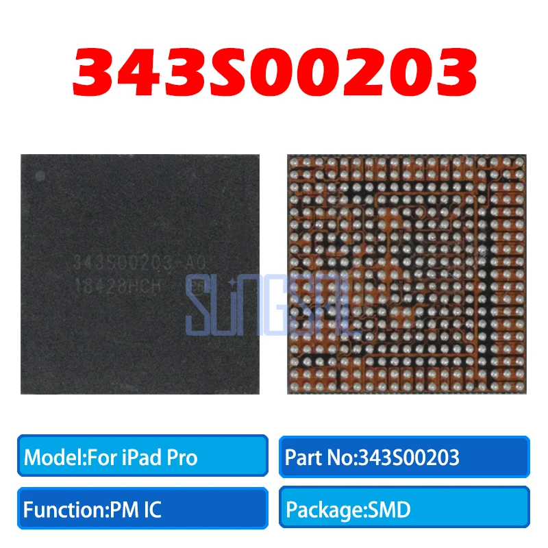 1 шт./лот 100% оригинал 343S00203 -A0 PMU PM IC для IPad 2018 A1893 Power PMIC чип зарядки | Электронные