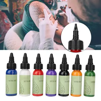 

207.2ml 7pcs Professional Tattoo Ink Set Long-Lasting Fast Coloring Tattoo Pigment Permanent Makeup Pigment Tattoo Supplies a