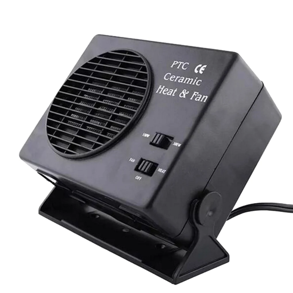 12V портативный автомобильный обогреватель 150/300W Нагревательный охлаждающий вентилятор лобовое стекло Defogging defoster Demister