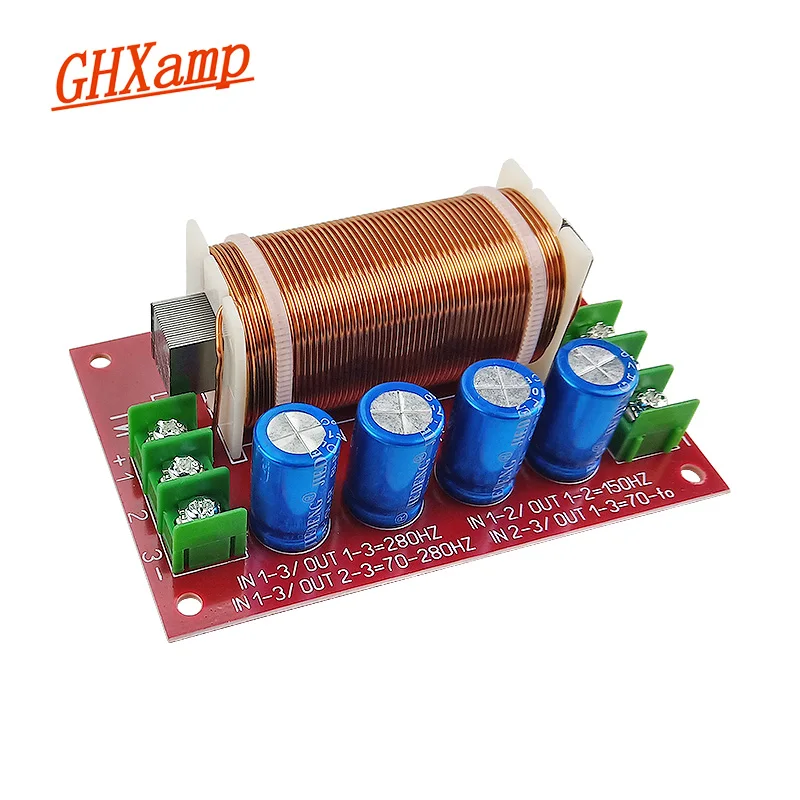 Ghxamp 300W 600W Subwoofer Speaker Di Crossover Audio 1 Way Filtro Divisore Di Frequenza Super-Woofer Per 12 Pollici 15 Altoparlanti Pollici 1Pcs