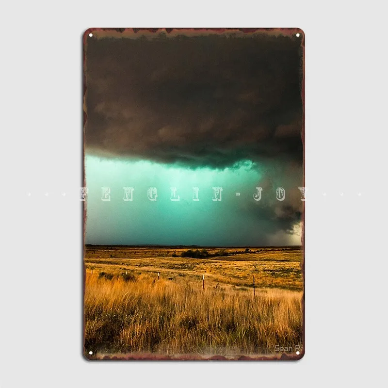 

Jewel Of The Plains Storms Over Prairie In Texas Metal Sign Cinema Garage Club Bar Retro Plaques Tin Sign Poster
