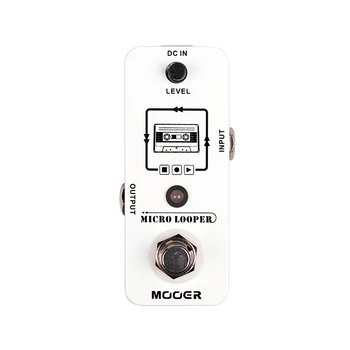 

Mooer Micro looper Mini Loop recording Effect Pedal Max Recording Time 30 minutes for Electric Guitar True Bypass Guitar Parts