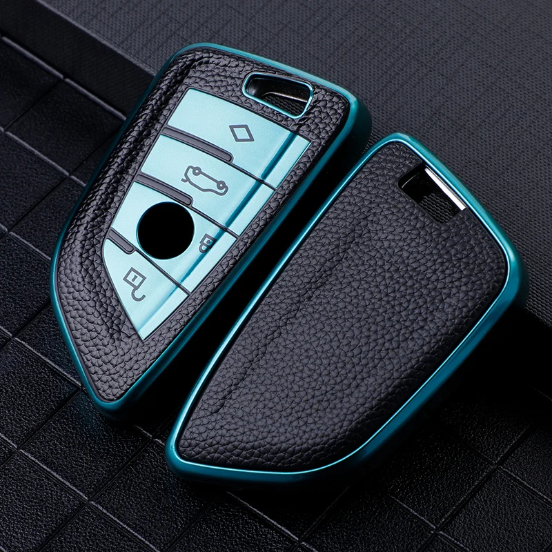 Key Case TPU Car for BMW 216i F46 X1 X2 X3 X5 X6 GT 2 5 6 7 Series 3 4 Buttons Smart Keyless Remote Control Fobs Protector Cover