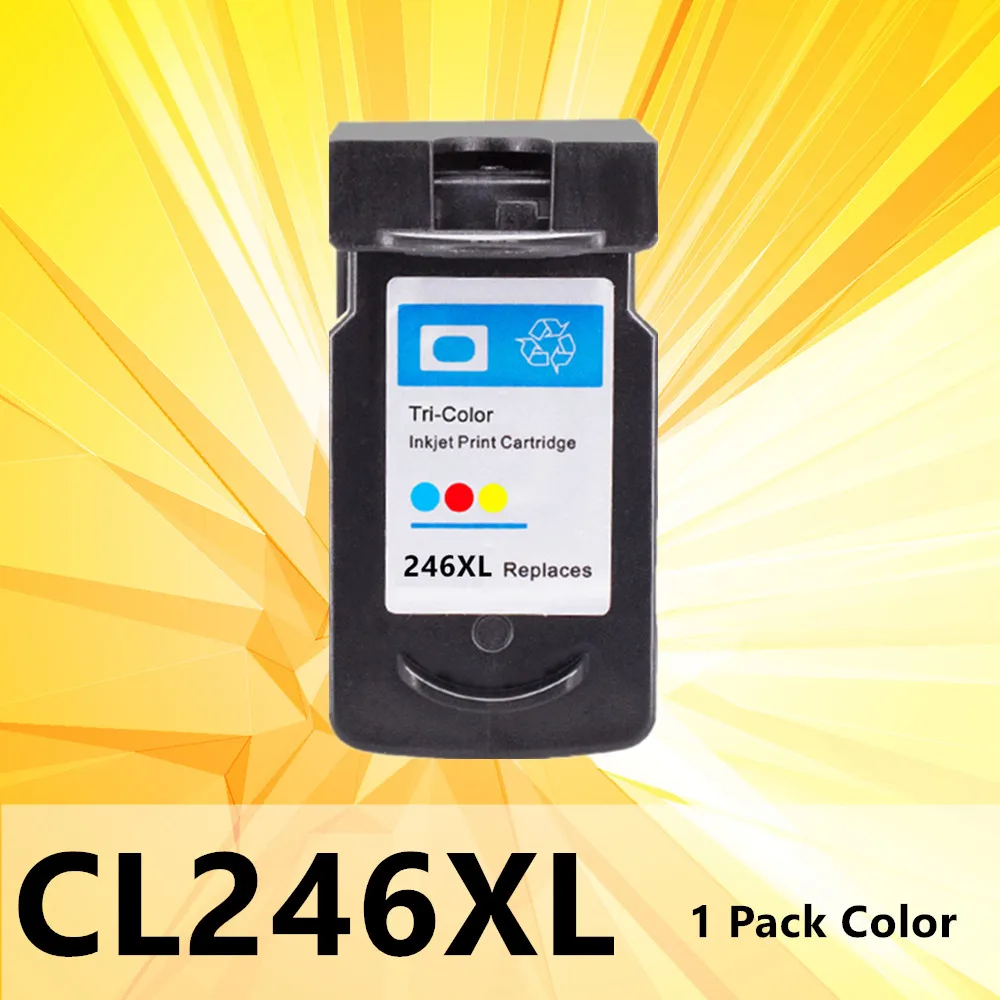 Цветной совместимый чернильный картридж 245XL 246XL CL246 XL PG245 для струйного принтера