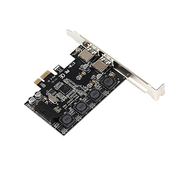 

Pci-E To Dual Usb3.0 Ports Expansion Card Pci Express Adapter Nec D720201 Main Control Chip for Desktop Pc with 19 Pin