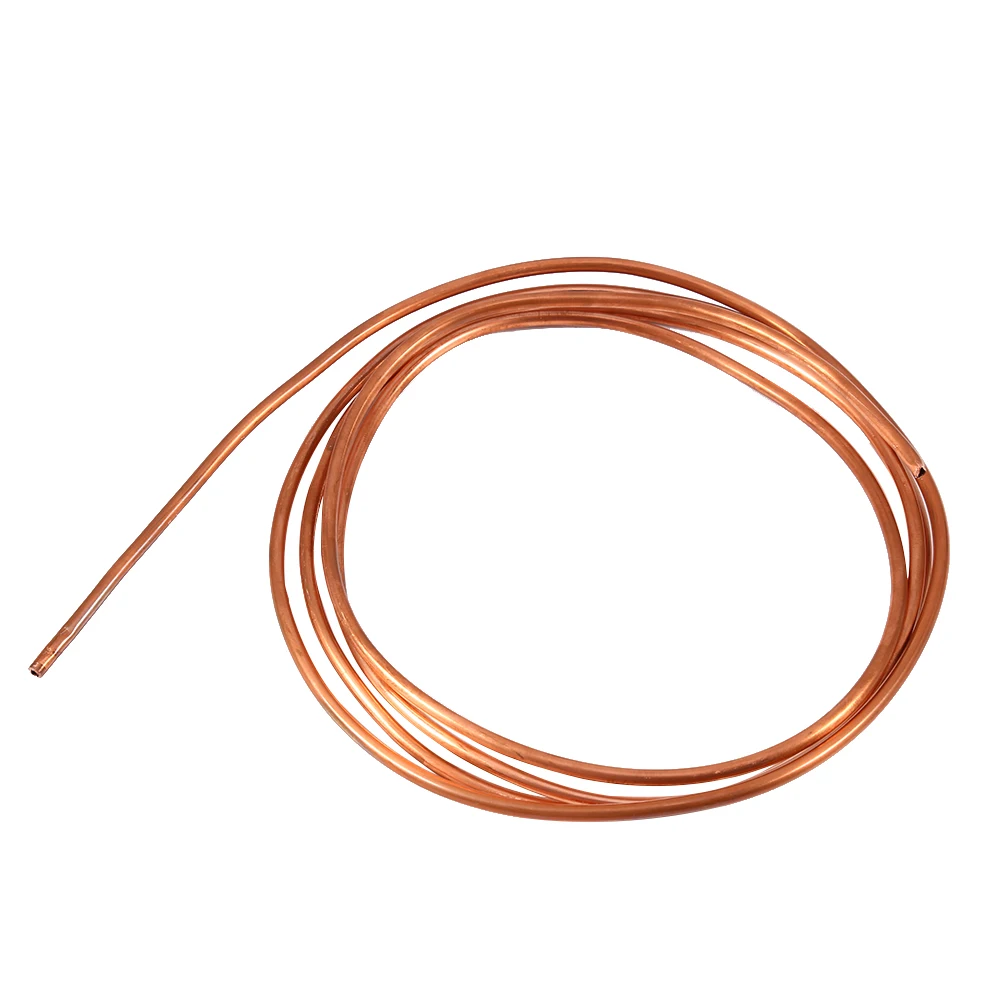 2M Soft Copper Tube Pipe OD 4mm X ID 3mm For Refrigeration Plumbing Welding DIY Computer Cooling System Tubes | Инструменты