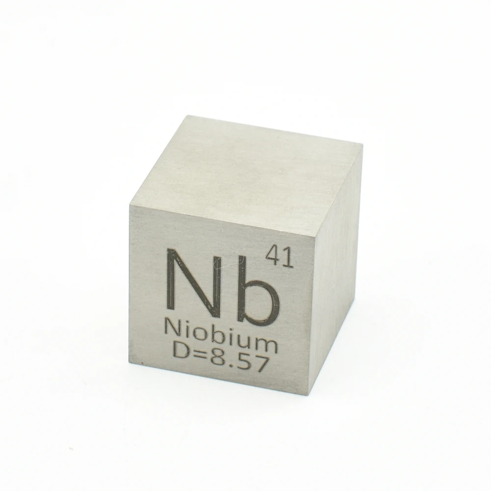 

Niobium Nb Cube High Purity Inch Metal Block 25.4x25.4x25.4 mm for Density Element Collection Hobbies Science Experiment