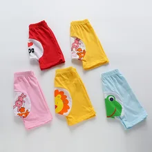 Новинка; стильные летние штаны-шаровары из чистого хлопка; шорты с героями мультфильмов для малышей; Детские шорты; штаны для мальчиков и девочек