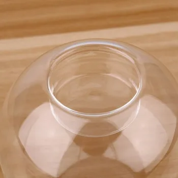

New 8CM/10CM/12CM Transparent Round Hollow Heat Resistant Glass Candle Holder Wedding Fine Candlestick Dining Room Home Decorati