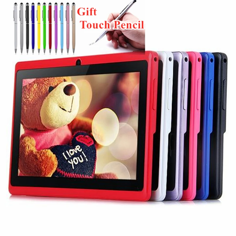 

7 Inch A33 4G Android 4.4 Q88 Pro Allwinner Quad Core 512MB/4GB Bluetooth-Compatible WIFI With 1024*600 Dual Camera