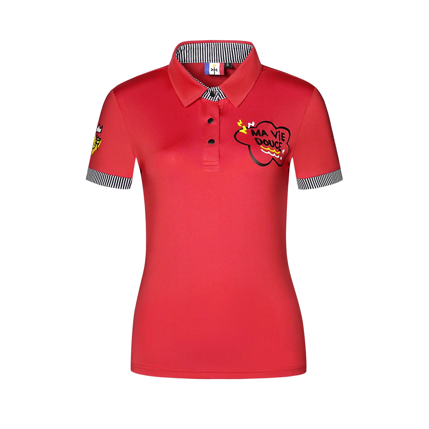 Новинка; спортивная футболка для гольфа; модная футболка с короткими рукавами и впитывающим пот принтом; одежда для гольфа; ; Q2020