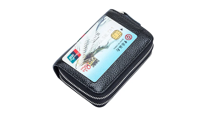 Модная качественная сумка chengguan CL-5063 из натуральной кожи, многофункциональная сумка для 10 карт, чехол для кредитных карт, кошелек для ключей, маленький кошелек на молнии