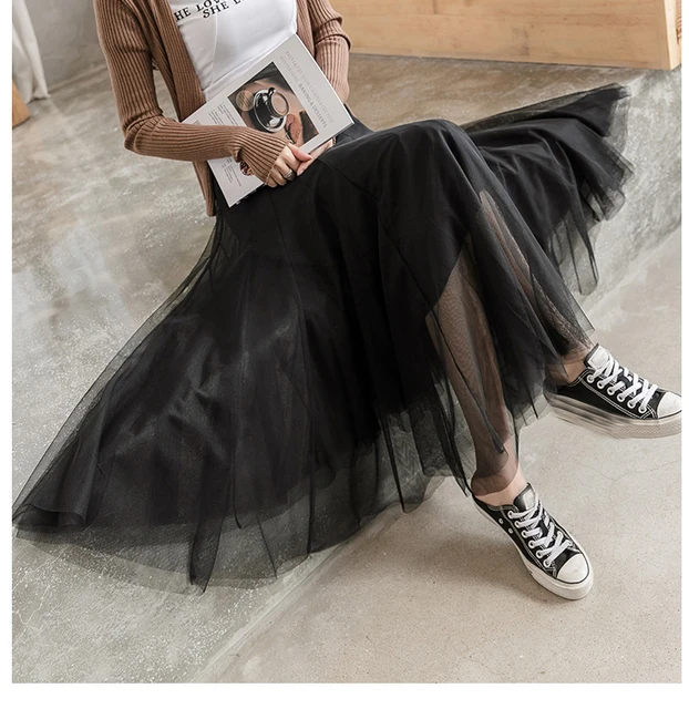 Robe Jupe Longue Tulle H&m Femme H&m Jupe Longue PlissÃ©e