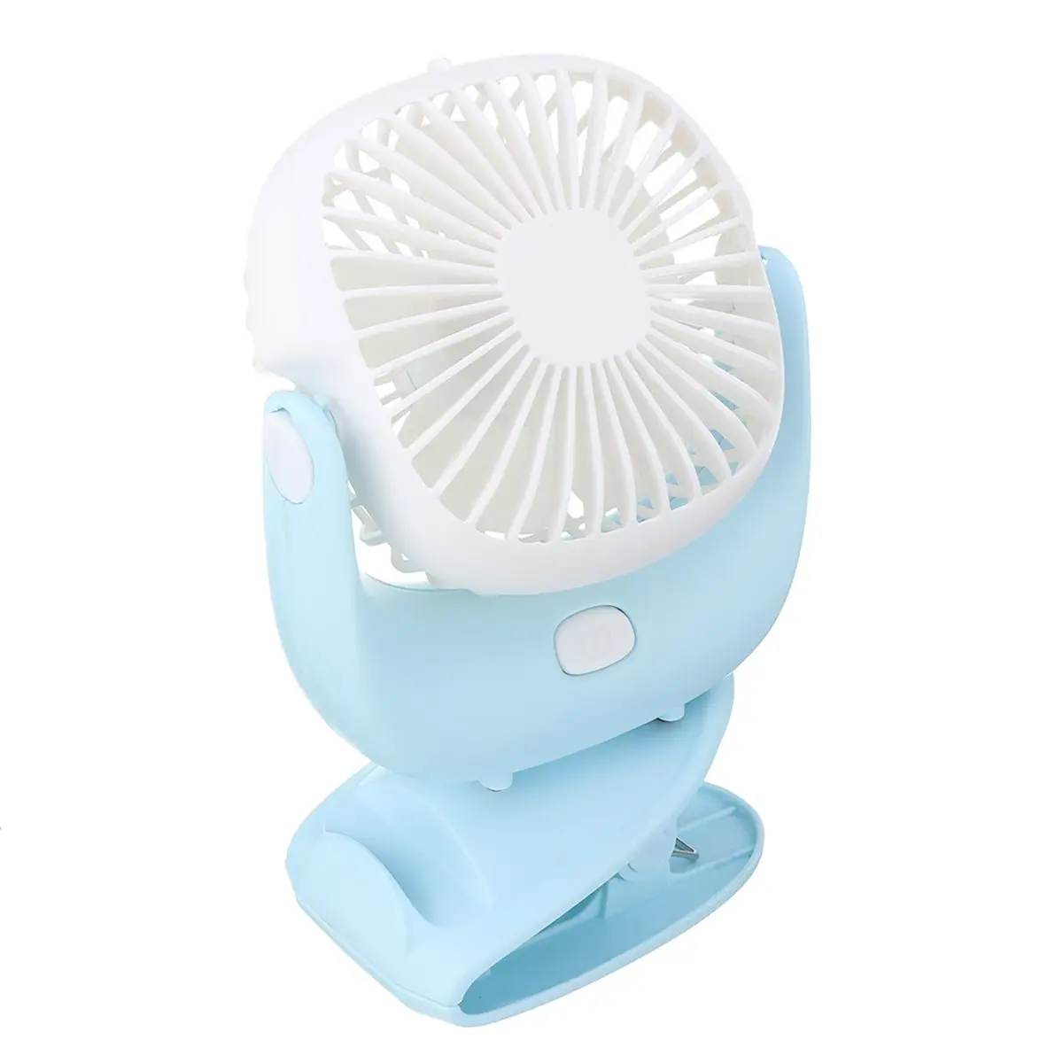 AUGIENB Portable Handheld fans USB Rechargeable Detachable Desktop fans / 360° Adjustable / Phone Holder / 3 mode Gale /