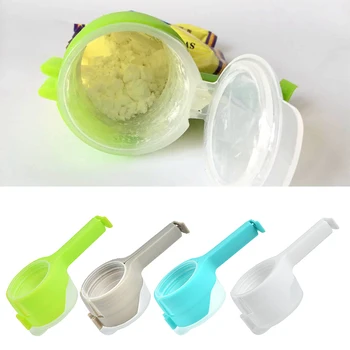 

Funnel Sealer for Bagged Food Sealing Cap Seal Pour Food Storage Bag Clip Food Sealing Clip Effect Clamp for Storage Food Tools