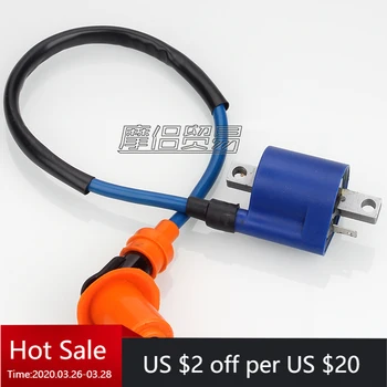 

New Racing Ignition Coil Gy6 50cc 125cc 150cc 250cc Scooter Moped High Performance Ignition Coil for Motorcycle Easy to Install