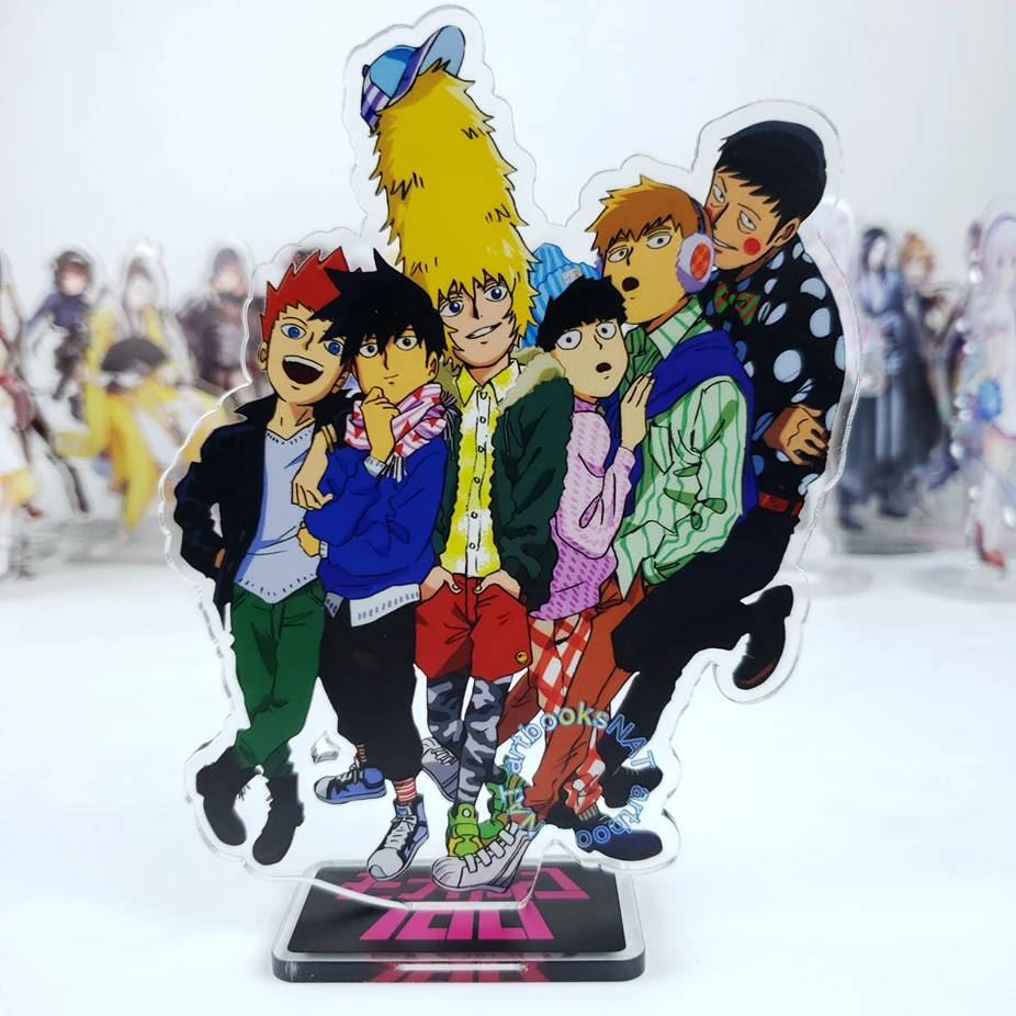Аниме Mob Psycho 100 Mobu Saiko Hyaku Reigen Arataka Kageyama Shigeo Косплей стенд фигурка акриловая модель настольный декор подарок